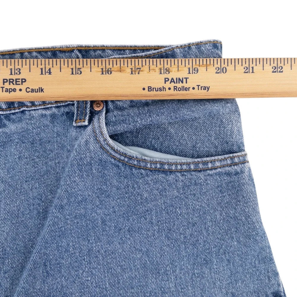VTG Levis 550 Men 42x34 (40x32 actual) Blue Jeans Relaxed Fit Tapered Distressed